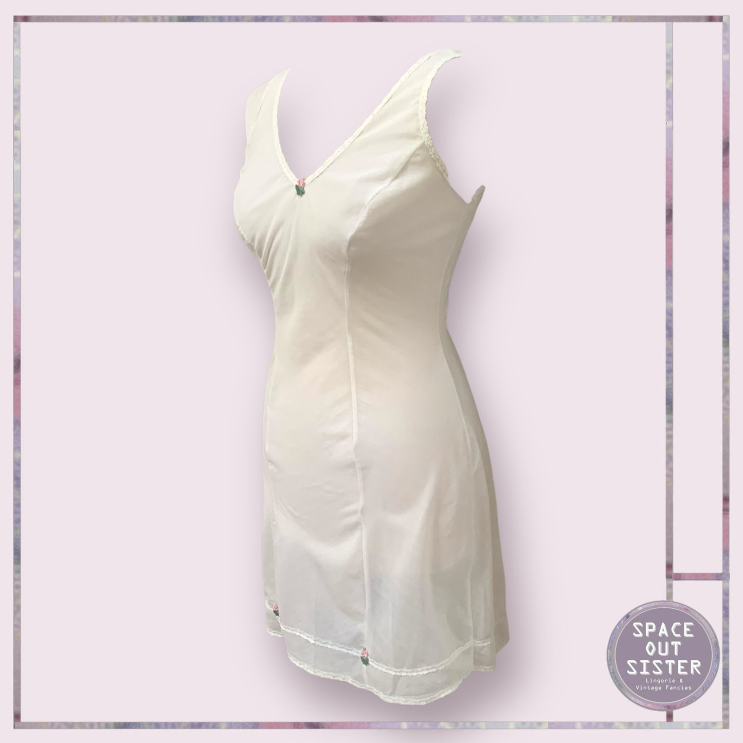 Vintage Mary Rosebud Slip