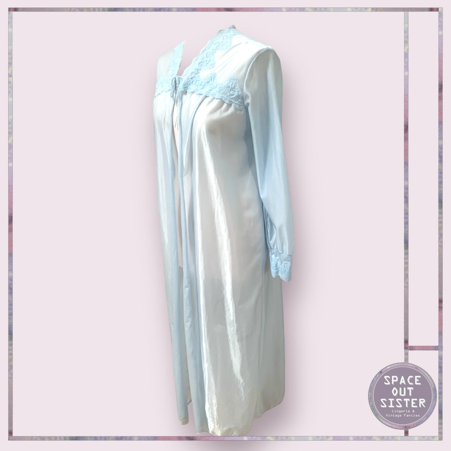 Vintage Powder Blue Robe