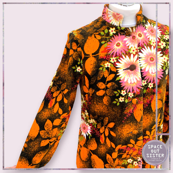 Vintage Flores Autumnal Robe