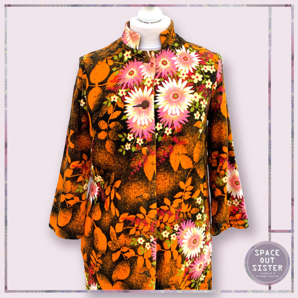 Vintage Flores Autumnal Robe