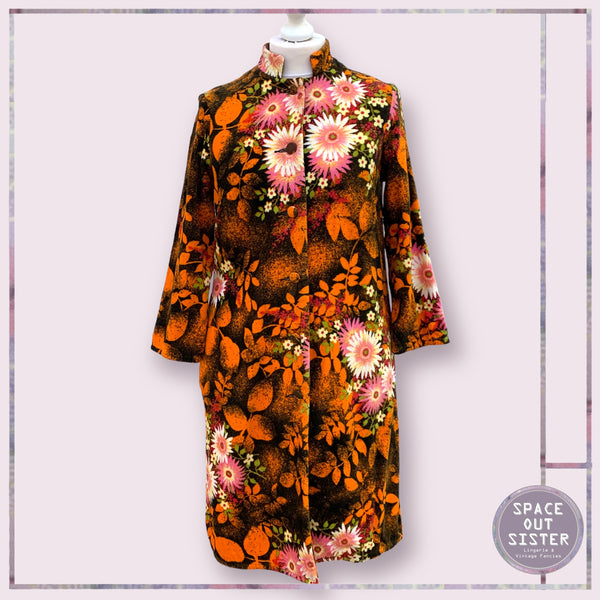 Vintage Flores Autumnal Robe