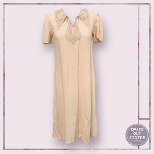 Vintage Barely There Peach Nightdress