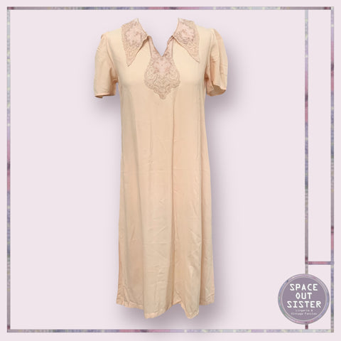 Vintage Barely There Peach Nightdress