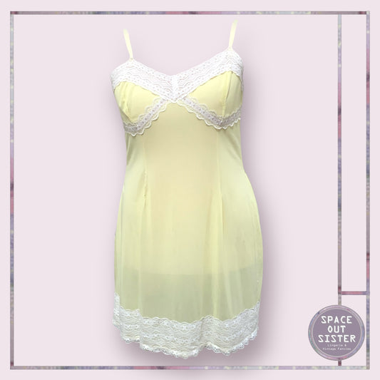 Vintage Bayer Lemon Slip