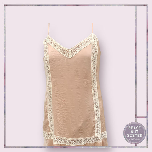 Pre-Loved Satin and Lace Dress