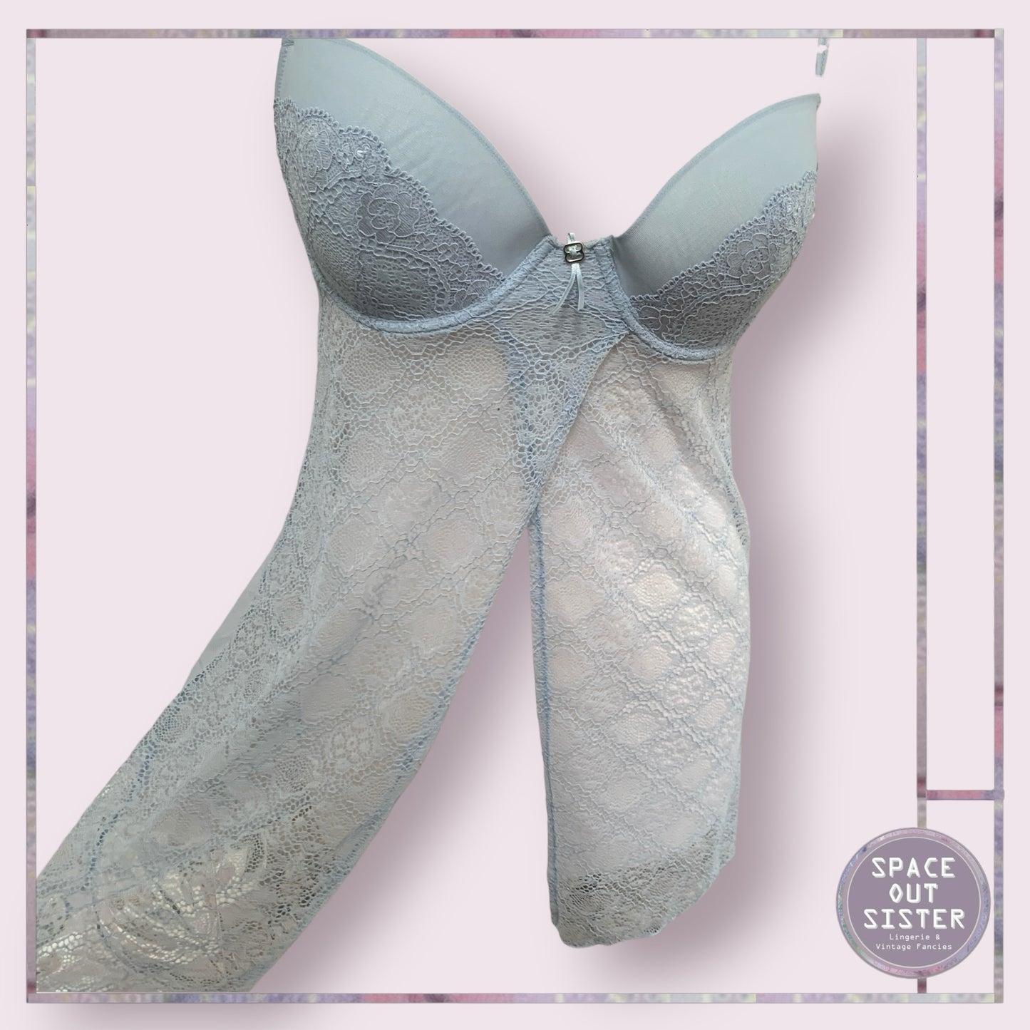 Powder Blue Elf Open Nightdress