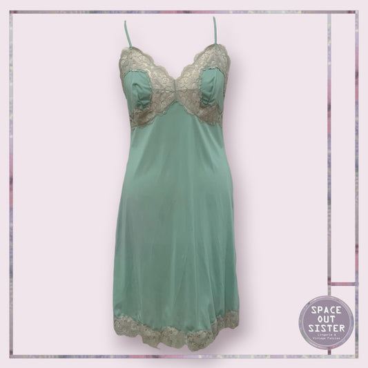 Vintage Moss Green Slip