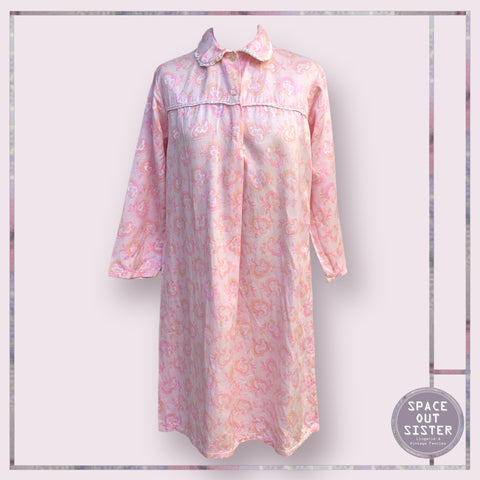 Vintage Pink Floral Nightdress