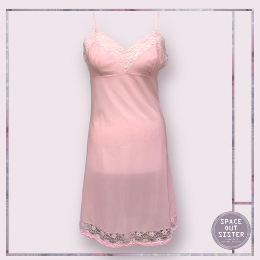 Vintage Daisy Pink Slip
