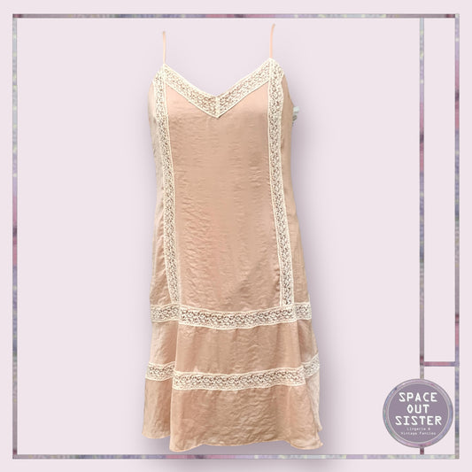 Pre-Loved Satin and Lace Dress