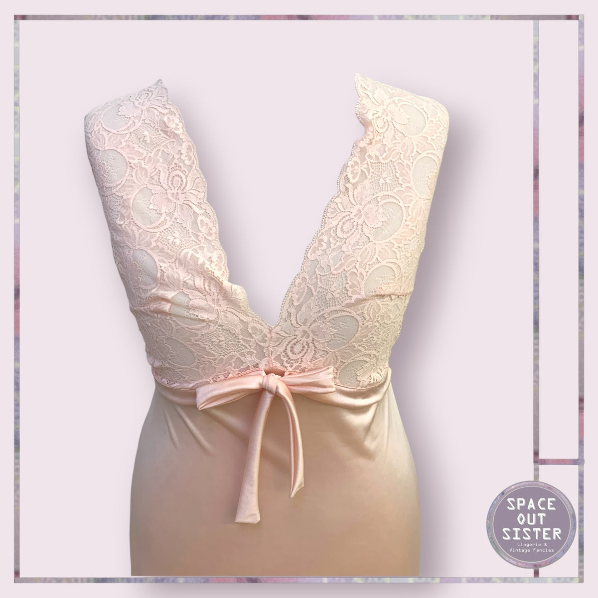 Vintage Italian Plunge Nightdress