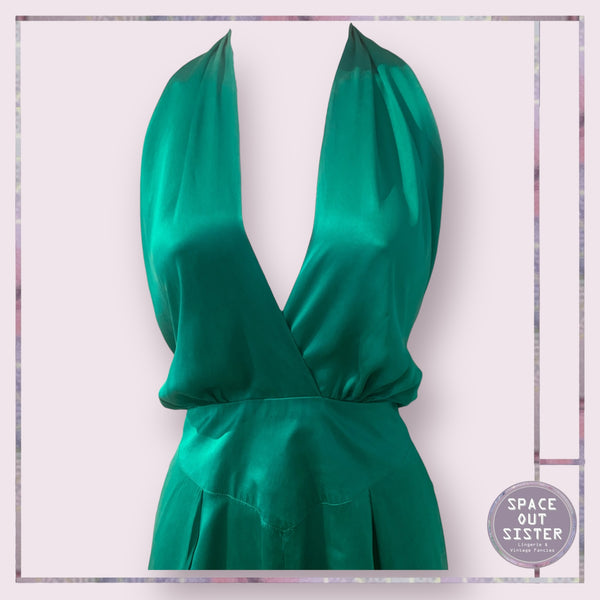 Emerald Silk Playsuit