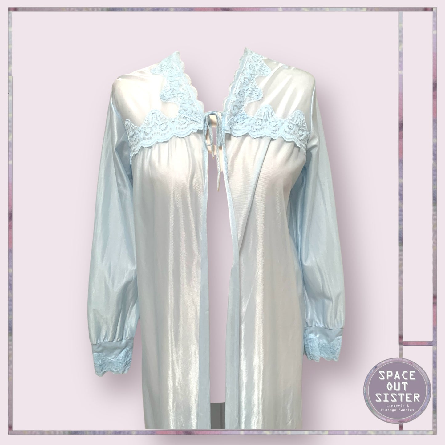 Vintage Powder Blue Robe