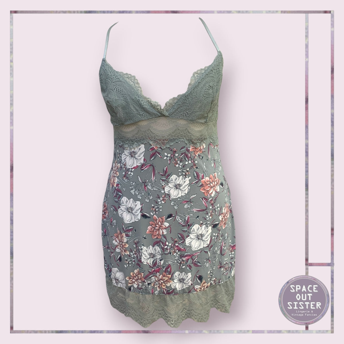 Pre-Loved Sage Green Nightdress