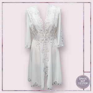 Vintage Short White Negligee