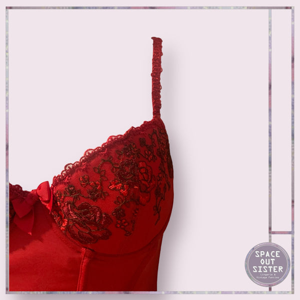 Vintage Red Bustier