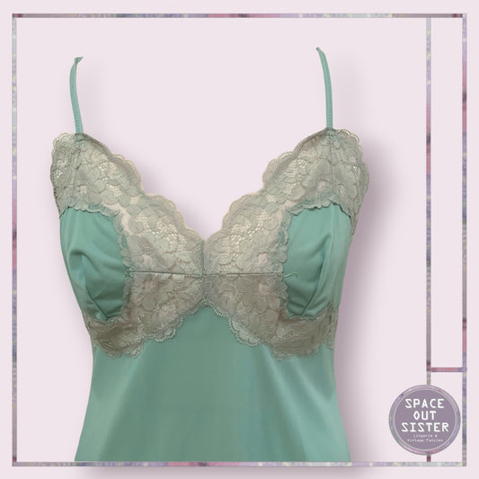 Vintage Moss Green Slip