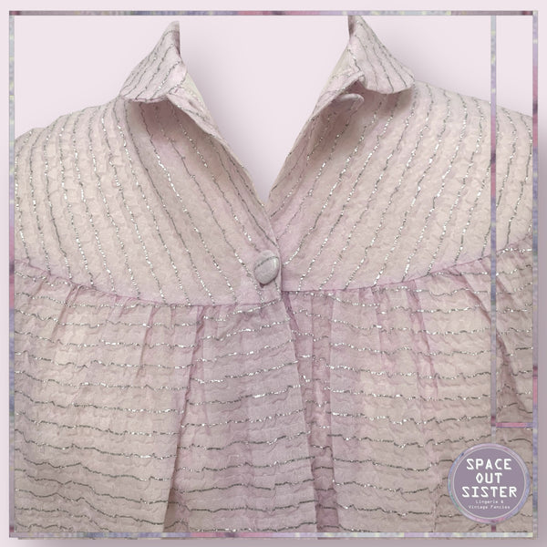 Vintage Silver Thread Robe