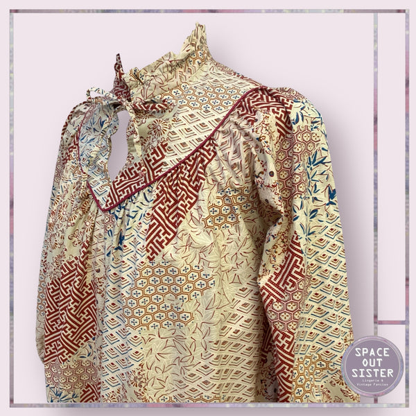 Vintage Cotton Abstract Nightdress