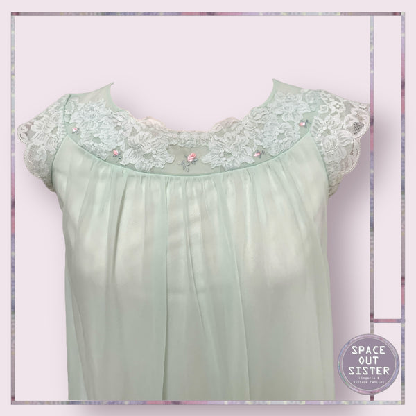 Vintage Mint Babydoll