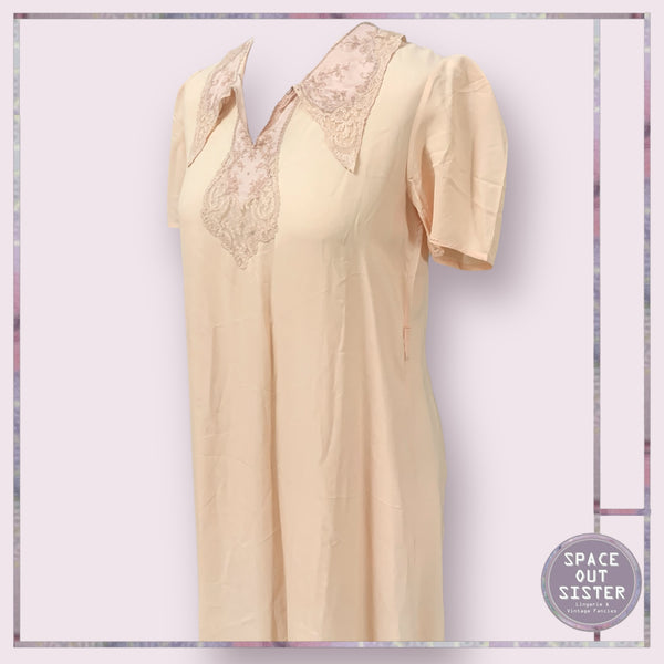 Vintage Barely There Peach Nightdress