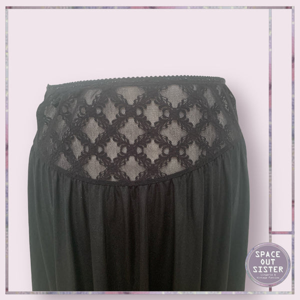 Vintage Diamond Half Slip