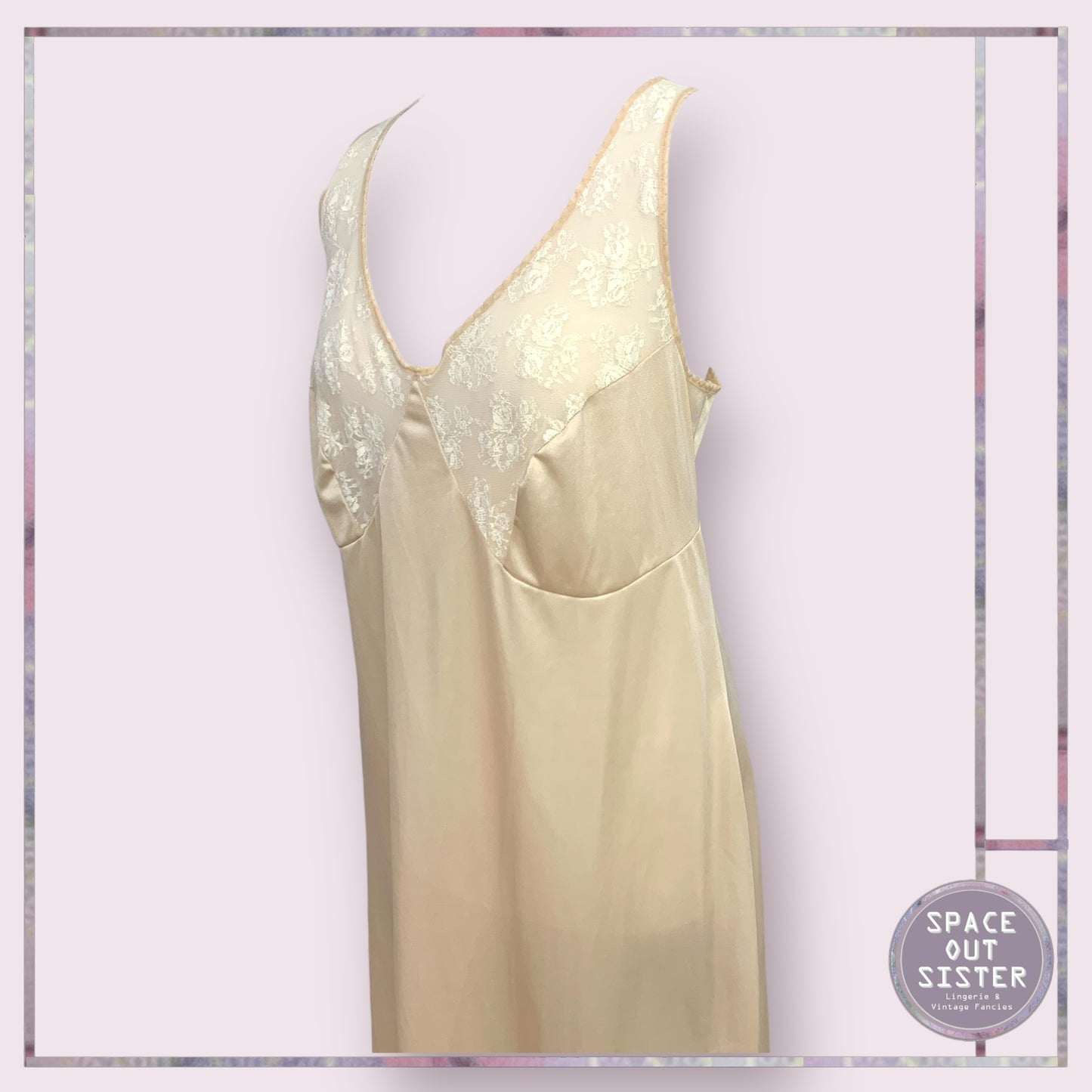 Vintage Donella Caramel Slip