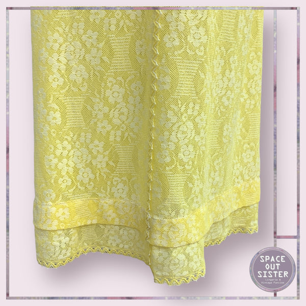 Vintage Hanro Cotton Lemon Nightdress