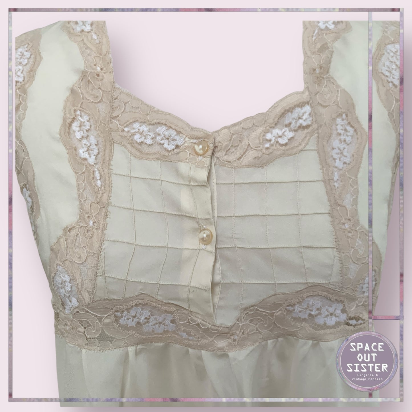 Vintage Taupe Nightdress
