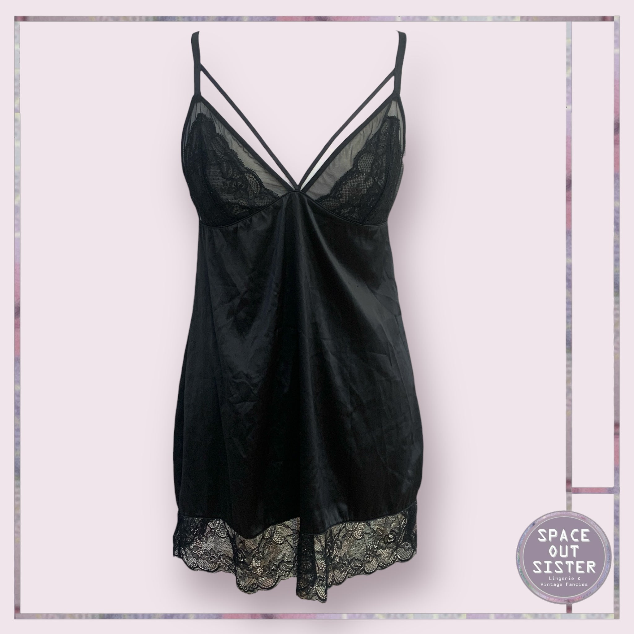 Sparkle Mini Slip Dress