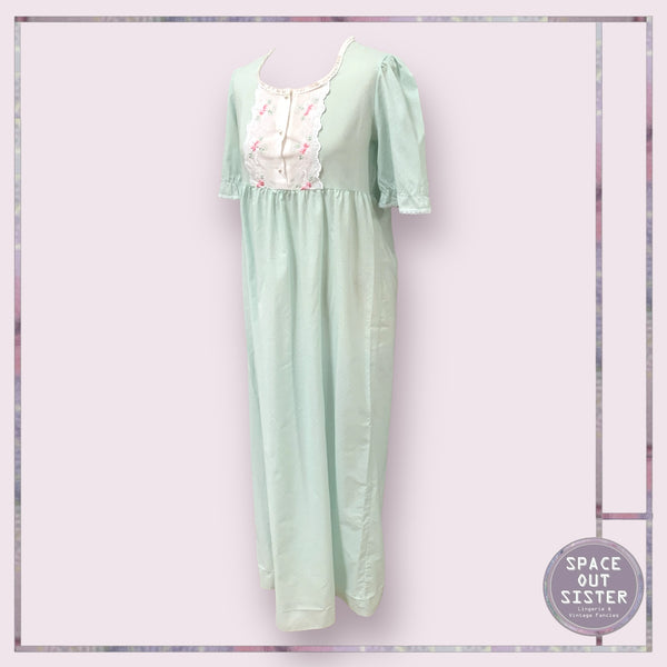 Vintage Pearl Button Mary Nightgown