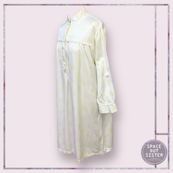 Vintage Lemon Rose Nightdress