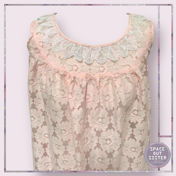 Vintage Floral Peignoir Set