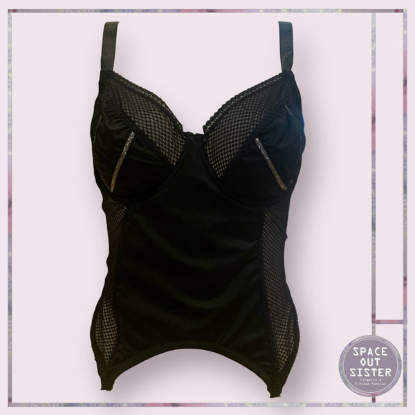 Vintage Silver Streak Bustier