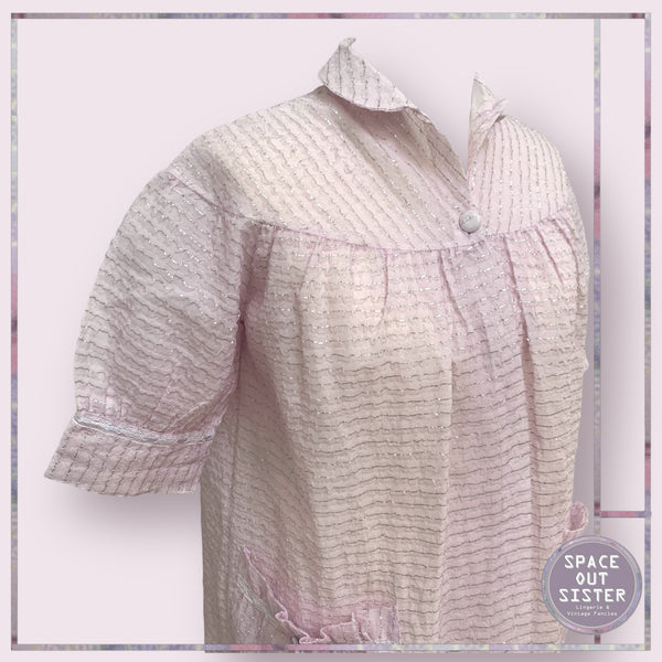 Vintage Silver Thread Robe