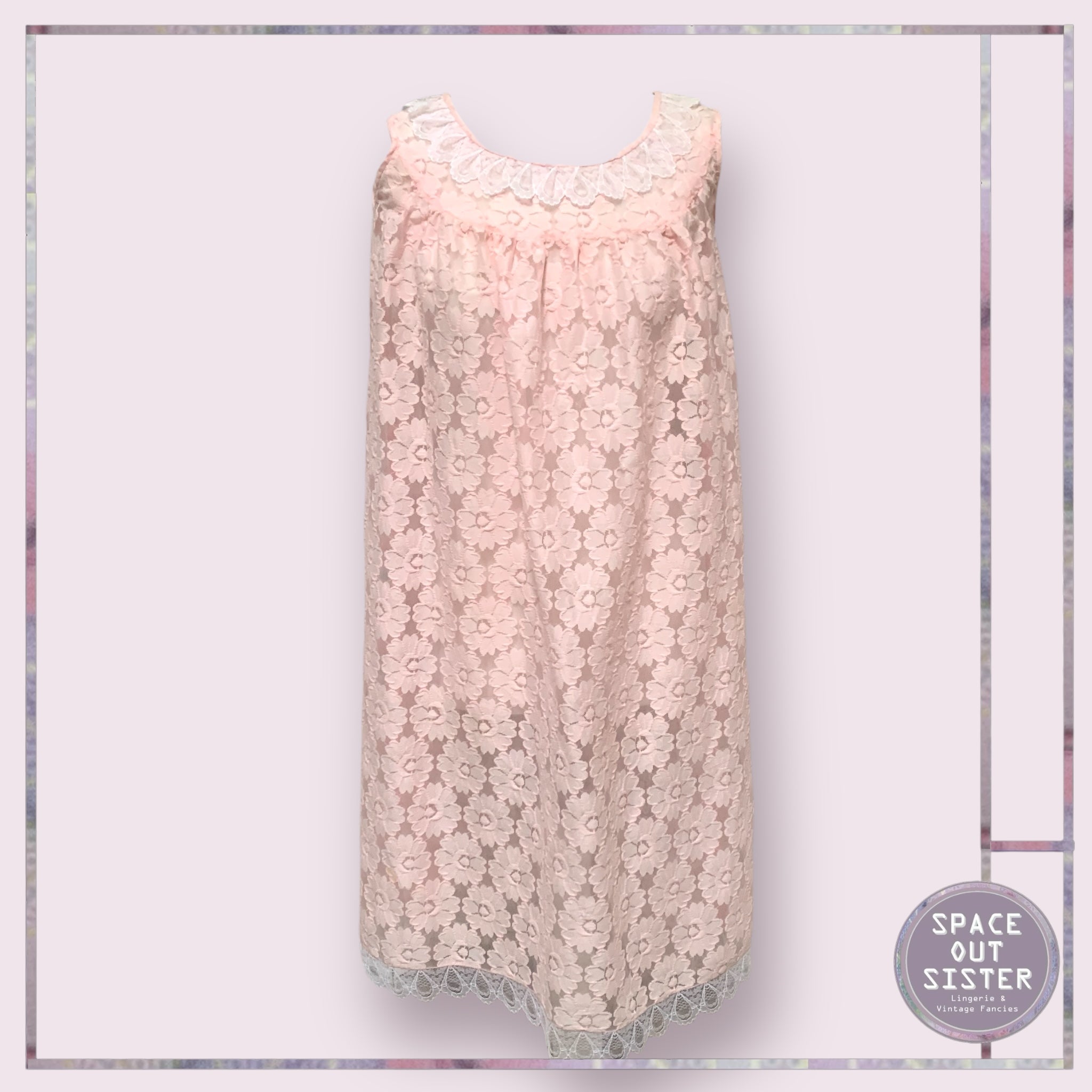 Vintage Floral Peignoir Set