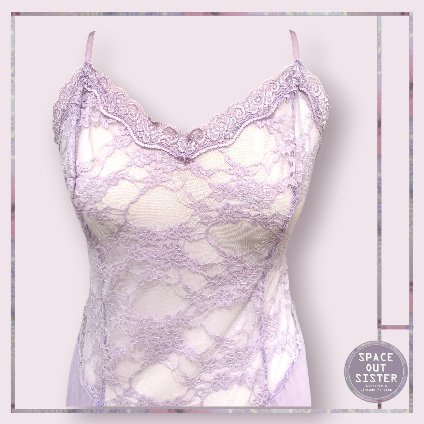 Avid Love Lilac Lace Nightdress