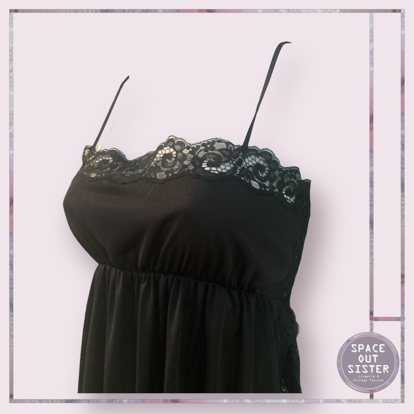Vintage Side Split Nightdress