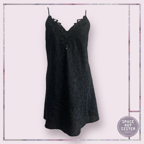 Vintage George Embossed Slip Dress