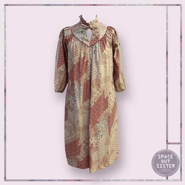 Vintage Cotton Abstract Nightdress