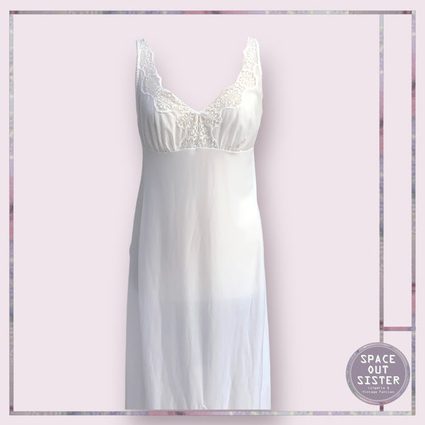 Vintage White Full Length Nightdress