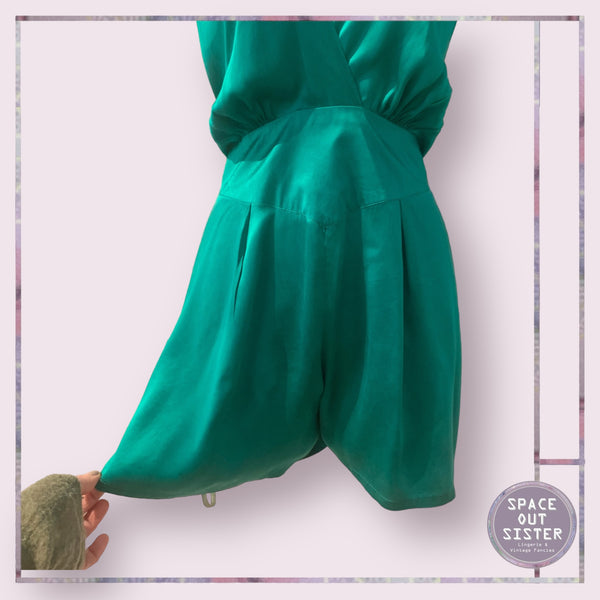 Emerald Silk Playsuit