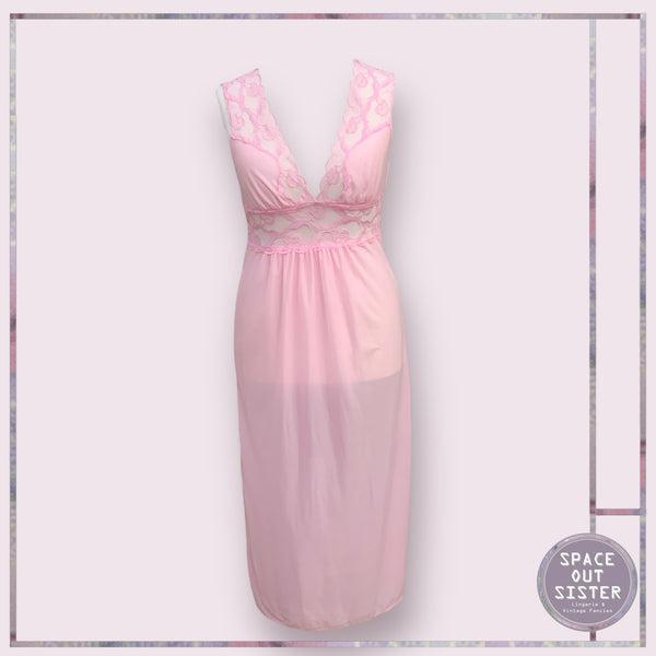 Vintage Full Length Tie Nightdress