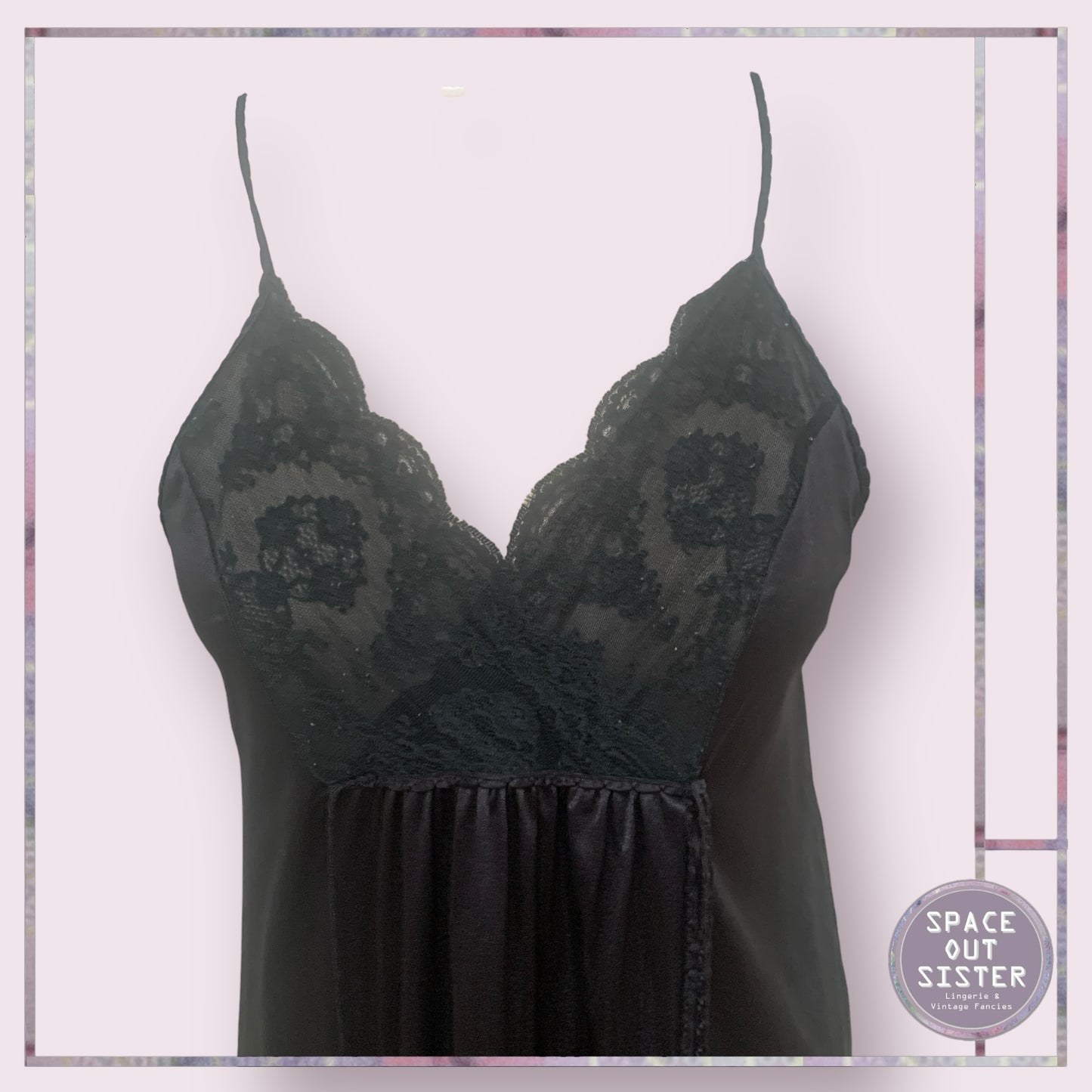 Vintage Gilead Black Nightdress