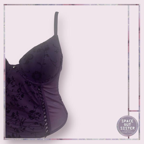 Livera Purple Bustier