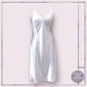 White Slip Dress