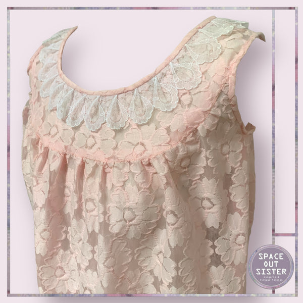 Vintage Floral Peignoir Set