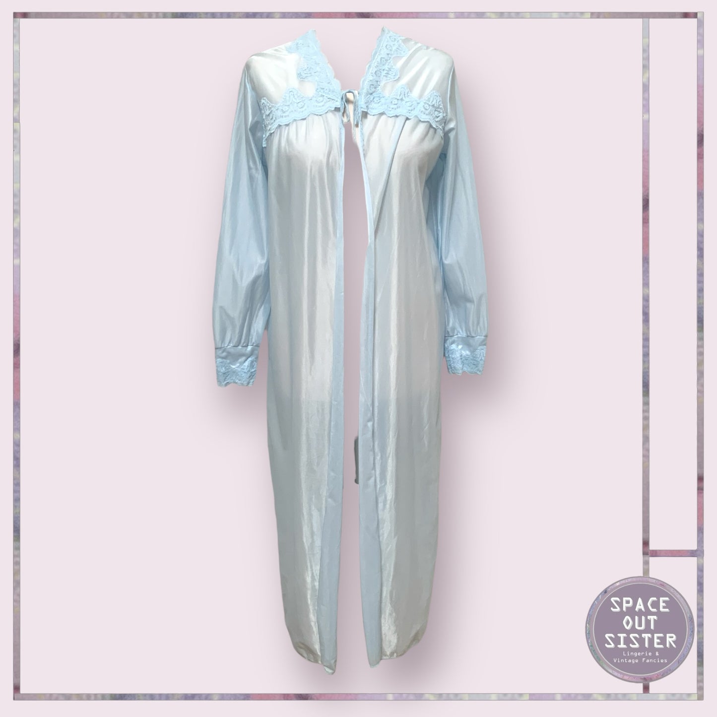 Vintage Powder Blue Robe
