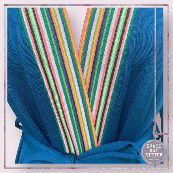 Vintage Navy Stripe Robe