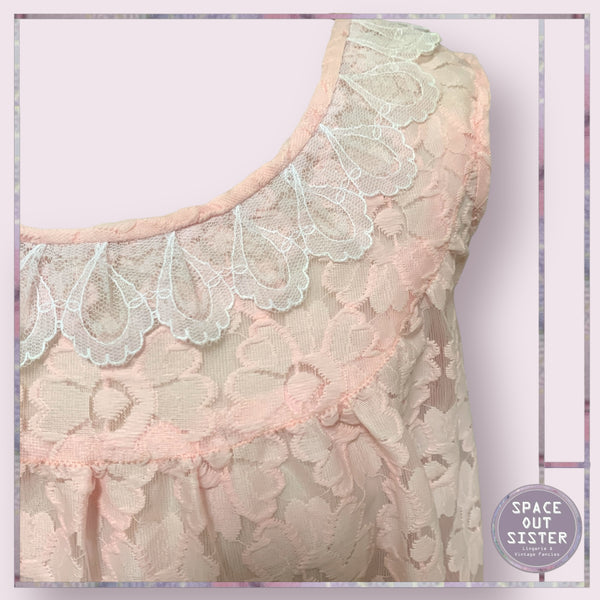 Vintage Floral Peignoir Set